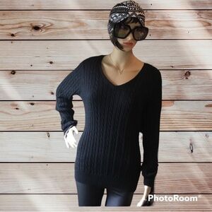 💋 Harve Benard black knit sweater